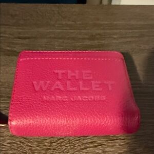 Marc Jacobs lipstick pink wallet USED